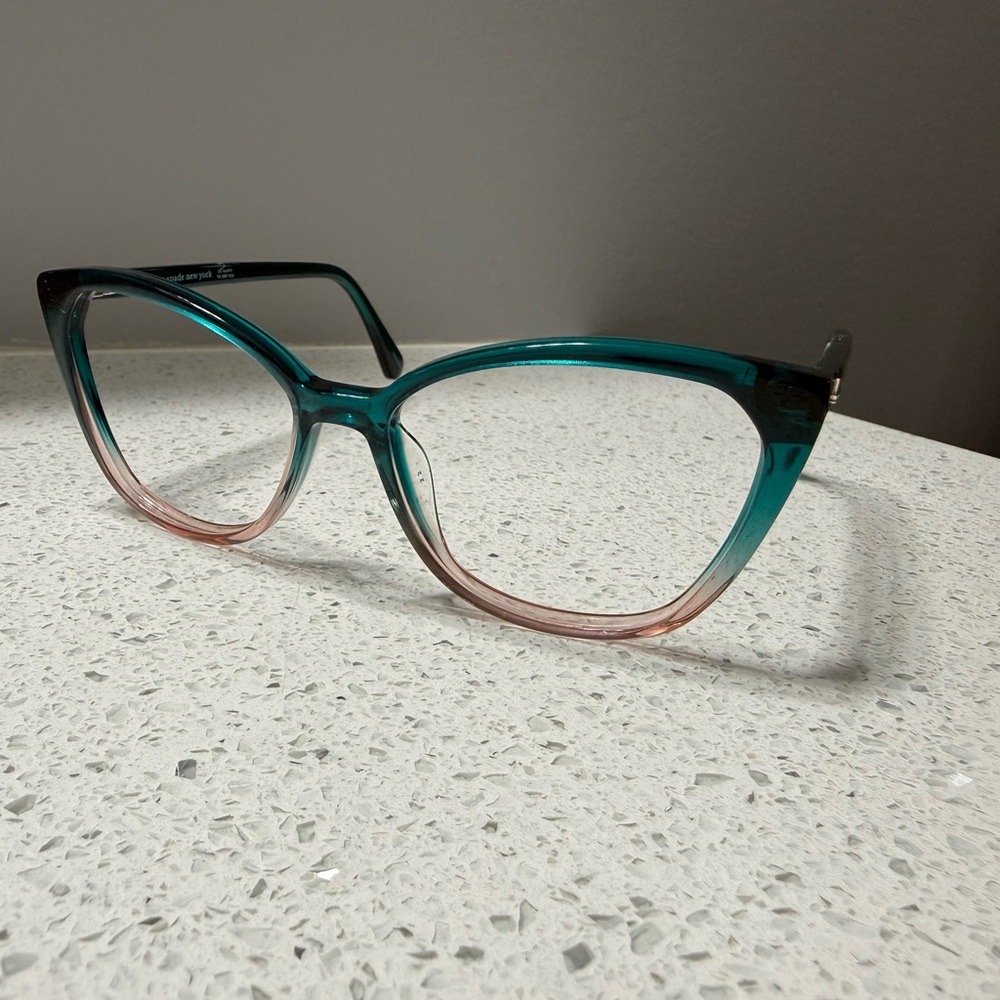 Kate Spade Teal and Pink Gradient Glasses